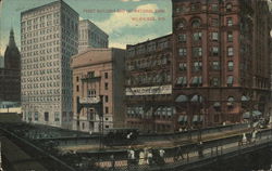 Pabst Building and 1st National Bank Milwaukee, WI Postcard Postcard Postcard