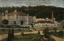 New West Baden Springs Hotel, "Carlsbad of America." Indiana Postcard Postcard Postcard