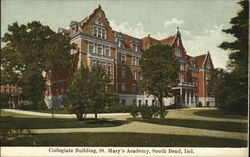 Collegiate Building, St. Mary's Academy South Bend, IN Postcard Postcard Postcard