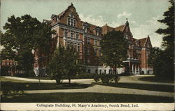 Collegiate Building, St. Mary's Academy Postcard