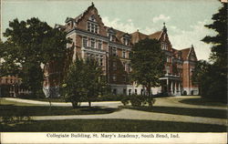 Collegiate Building, St. Mary's Academy Postcard