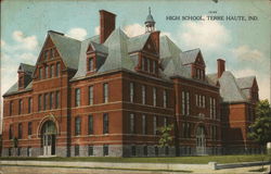 High School Terre Haute, IN Postcard Postcard Postcard