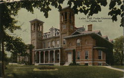 Ladies' Hall, Purdue University Lafayette, IN Postcard Postcard Postcard