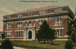 Civil Engineering Building, Purdue University Postcard