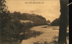 Sand Hill Martinsville, IN Postcard Postcard Postcard