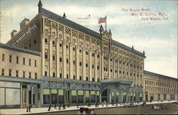 The Wayne Hotel Fort Wayne, IN Postcard Postcard Postcard