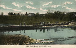 East Fork Dam Brookville, IN Postcard Postcard Postcard