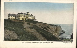 Cliff House and Bald Head Cliff York Beach, ME Postcard Postcard Postcard