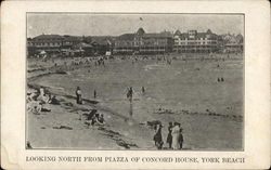 Looking North from Piazza of Concord House Postcard