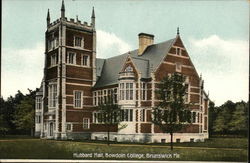 Hubbard Hall, Bowdoin College Brunswick, ME Postcard Postcard Postcard