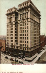 Wells Building, Milwaukee, Wis. Postcard