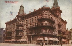 Republican House, Milwaukee 1089 Postcard