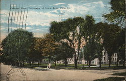 University of Iowa - Campus View Postcard