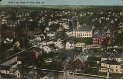 Bird's-Eye View Iowa City, IA Postcard Postcard Postcard