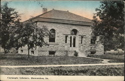 Carnegie Library Postcard