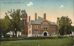 High School Winterset, IA Postcard Postcard Postcard