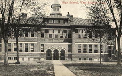 High School, West Liberty, Iowa Postcard Postcard Postcard