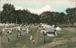 Fair in Park Des Moines, IA Postcard Postcard Postcard