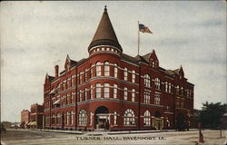 Turner Hall Davenport, IA Postcard Postcard Postcard