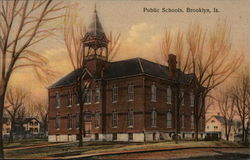 Public Schools Brooklyn, IA Postcard Postcard Postcard