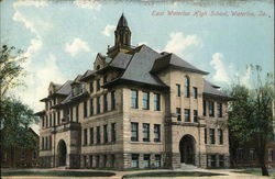 East Waterloo High School Iowa Postcard Postcard Postcard