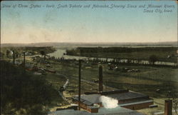 View of Three States - Iowa, South Dakota and Nebraska Sioux City, IA Postcard Postcard Postcard