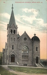 Norwegian Church Sioux City, IA Postcard Postcard Postcard