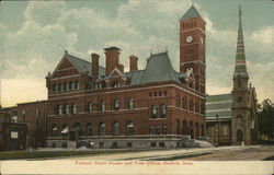 Federal Court House and Post Office Keokuk, IA Postcard Postcard Postcard