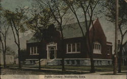 Public Library Postcard