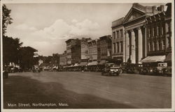 Main Street Northampton, MA Postcard Postcard Postcard