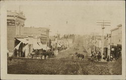 View of Frontier Town Buildings Postcard Postcard Postcard