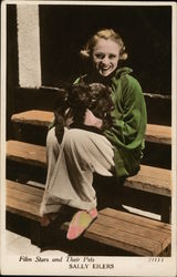 Film Stars and Their Pets: Sally Eilers Postcard