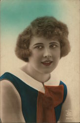 Portrait of Girl Postcard