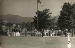 Raising the Flag Postcard