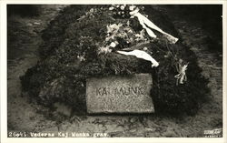 Vederse Kaj Munks Gray Death Postcard Postcard Postcard