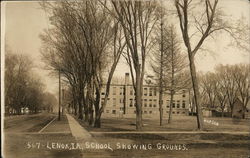 School Showing Grounds Lenox, IA Postcard Postcard Postcard