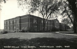 Monticello High School Iowa Postcard Postcard Postcard