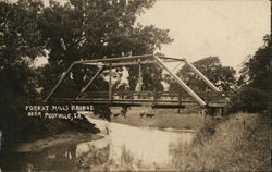 Forest Mills Bridge Postville, IA Postcard Postcard Postcard