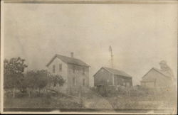 Farm Buildings, Ransom Lake Grant, WI Postcard Postcard Postcard