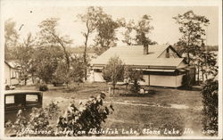 Ambrose Lodge on Whitefish Lake Stone Lake, WI Postcard Postcard Postcard