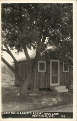 Cabin No. 1, Maager's Resort, Wood Lake Postcard