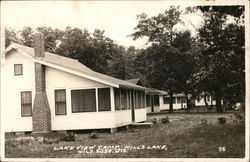 Lake View Camp, Hill's Lake Wild Rose, WI Postcard Postcard Postcard