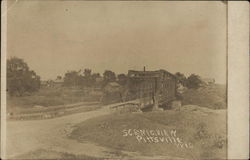 Scenic View, Bridge Pittsville, WI Postcard Postcard Postcard