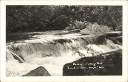 Rainbow Falls, Besaw Trading Post Neopit, WI Postcard Postcard Postcard