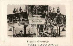 Frick's Maple Beach Lodge Postcard