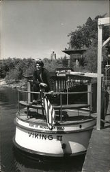 Vicking II Boat with Capt. Ed. Postcard