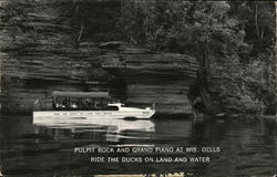 Pulpit Rock and Grand Piano Postcard