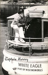 Captain Harvey of the White Eagle Postcard