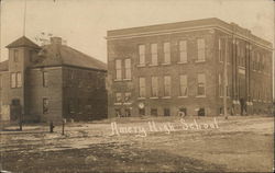 Amery High School Wisconsin Postcard Postcard Postcard