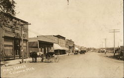 Main Street Coloma, WI Postcard Postcard Postcard